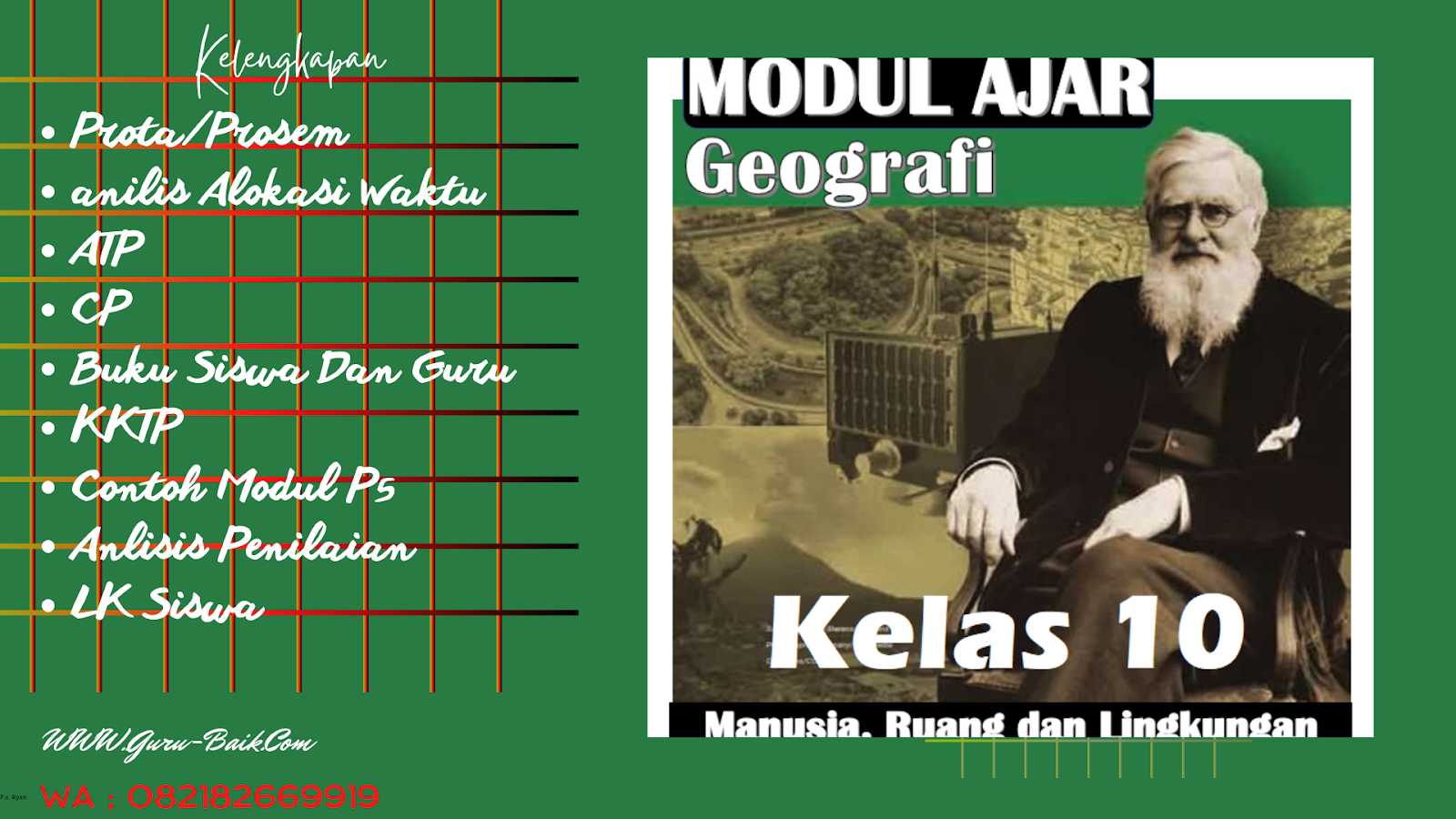 Modul Ajar Geografi SMA/SMK Kelas 10 Lengkap, Unduh Contoh Disini